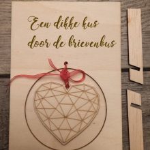 hart geo een dikke kus - letter perfume classic