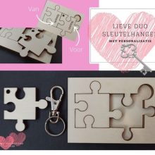 puzzel sleutelhanger