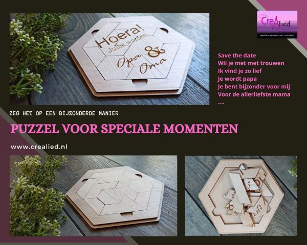 Puzzel voor speciale momente